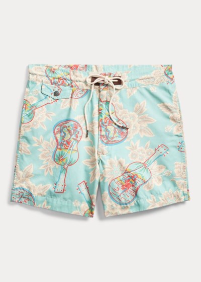 Ralph Lauren Tropical-Print Twill Shorts Herre Danmark (FIPGX7831)